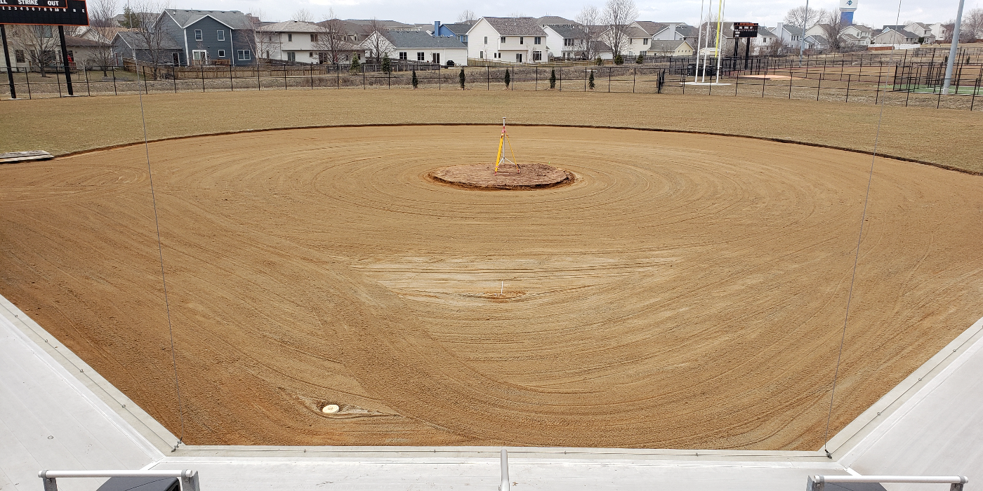 Ames High School Softball Infield Replacement